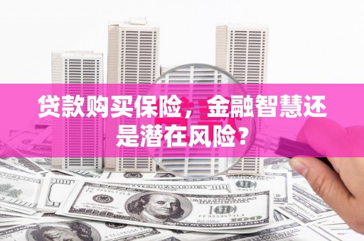 贵溪贷款购买保险，金融智慧还是潜在风险？
