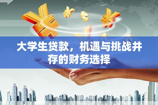 贵溪大学生贷款，机遇与挑战并存的财务选择