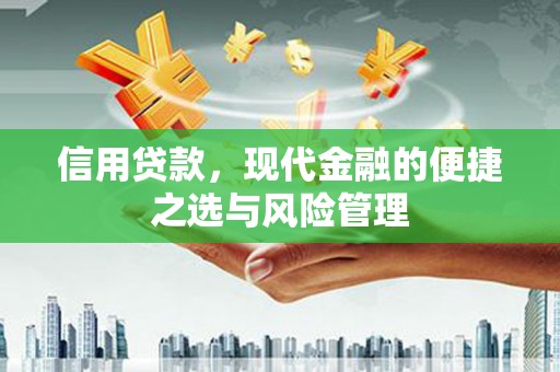 贵溪信用贷款，现代金融的便捷之选与风险管理
