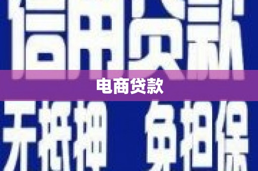 贵溪电商贷款