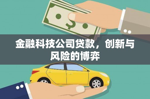 贵溪金融科技公司贷款，创新与风险的博弈
