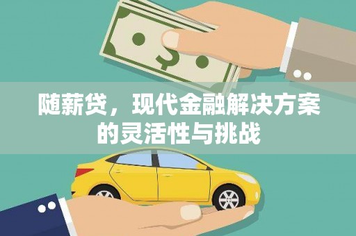 贵溪随薪贷，现代金融解决方案的灵活性与挑战