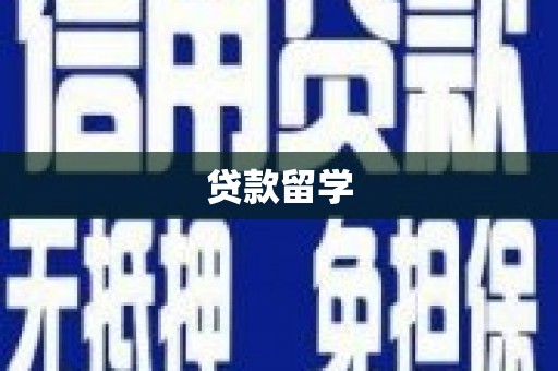 贵溪贷款留学