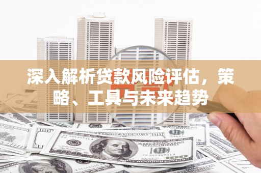 贵溪深入解析贷款风险评估，策略、工具与未来趋势