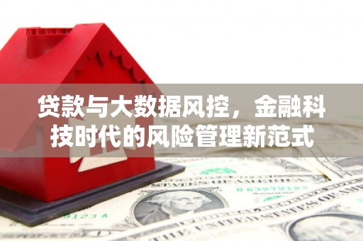 贵溪贷款与大数据风控，金融科技时代的风险管理新范式