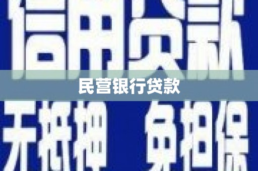 贵溪民营银行贷款