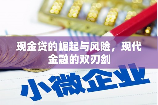 贵溪现金贷的崛起与风险，现代金融的双刃剑