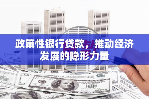 贵溪政策性银行贷款，推动经济发展的隐形力量