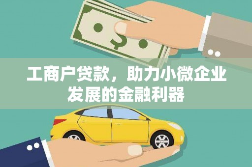 贵溪工商户贷款，助力小微企业发展的金融利器