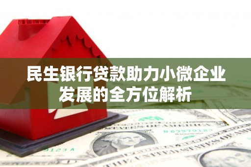 贵溪民生银行贷款助力小微企业发展的全方位解析