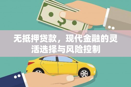 贵溪无抵押贷款，现代金融的灵活选择与风险控制