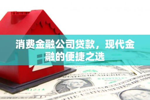 贵溪消费金融公司贷款，现代金融的便捷之选