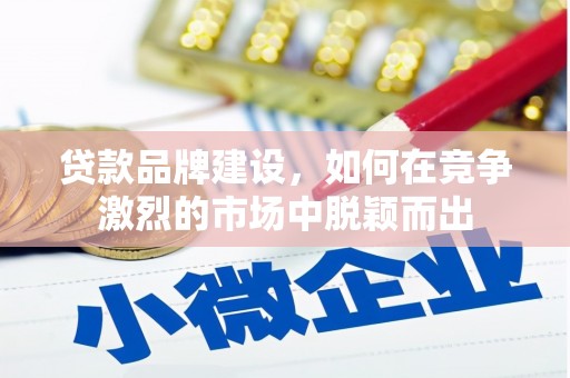 贵溪贷款品牌建设，如何在竞争激烈的市场中脱颖而出
