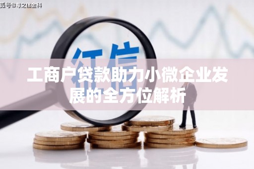 贵溪工商户贷款助力小微企业发展的全方位解析