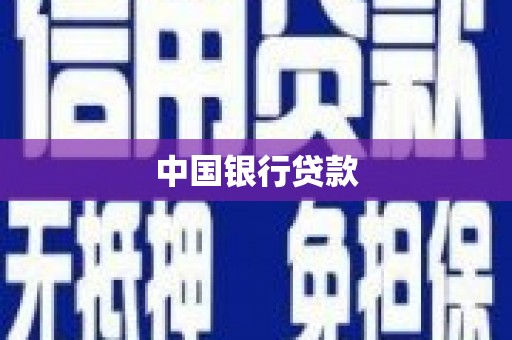 贵溪中国银行贷款
