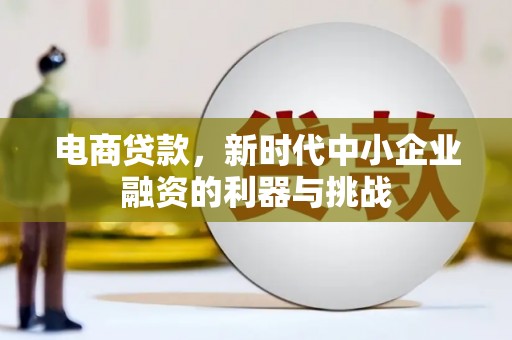 贵溪电商贷款，新时代中小企业融资的利器与挑战