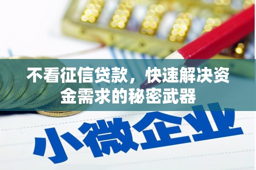 贵溪不看征信贷款，快速解决资金需求的秘密武器