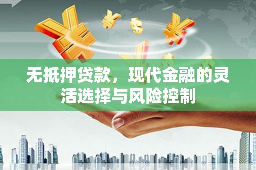 贵溪无抵押贷款，现代金融的灵活选择与风险控制