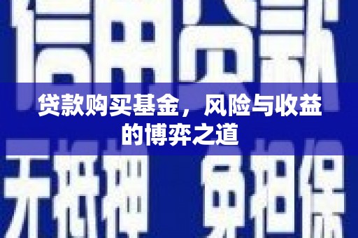 贵溪贷款购买基金，风险与收益的博弈之道