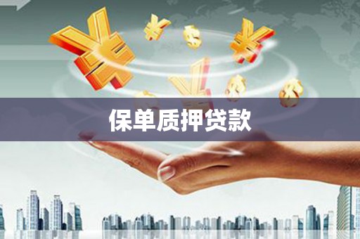 贵溪保单质押贷款