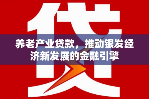 贵溪养老产业贷款，推动银发经济新发展的金融引擎