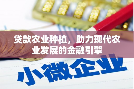 贵溪贷款农业种植，助力现代农业发展的金融引擎