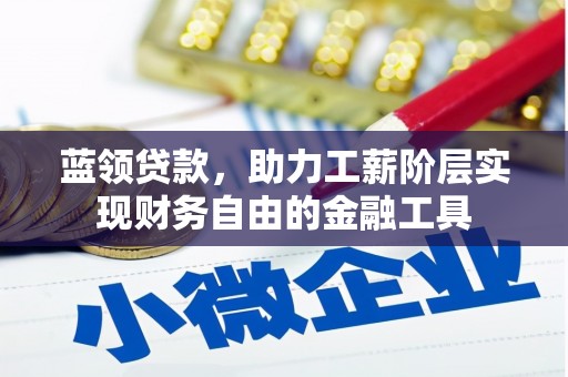 贵溪蓝领贷款，助力工薪阶层实现财务自由的金融工具