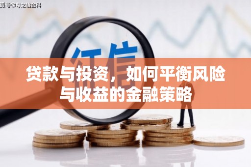 贵溪贷款与投资，如何平衡风险与收益的金融策略