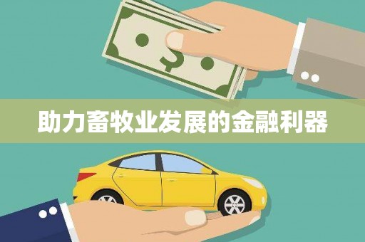 贵溪助力畜牧业发展的金融利器