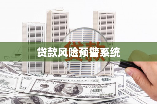 贵溪贷款风险预警系统