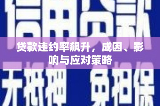 贵溪贷款违约率飙升，成因、影响与应对策略